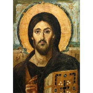 Христос Пантократор Синайский (копия старинной иконы)