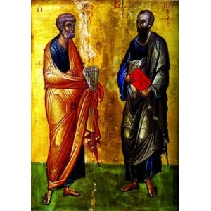 Петр и Павел (копия иконы 14 века)