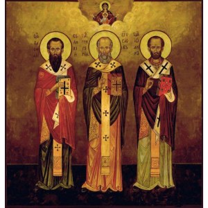 Собор трех Святителей (копия старинной иконы)