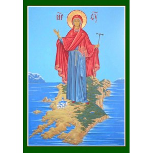 Афонская икона БМ (рукописная на заказ)