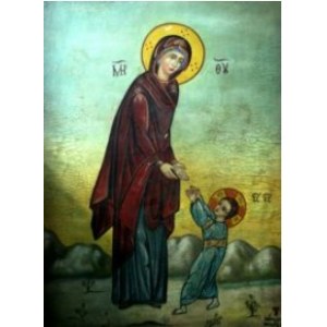 Первые шаги Иисуса Христа (копия старинной иконы)