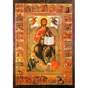 Спас на престоле (копия старинной иконы)