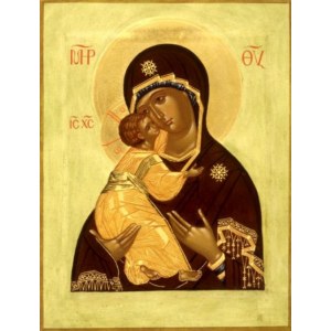 Владимирская икона БМ (рукописная на заказ)