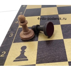 Набор 3 в 1 "Гроссмейстер" new венге с фигурами из бука