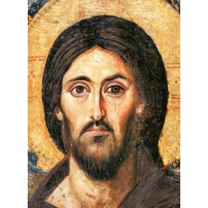 Икона Христос Пантократор Синайский (Копия Старинной)