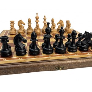 Шахматы Ход Короля махагон 45 с фигурами из клёна