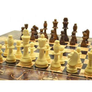 Шахматы деревянные "Морская карта"