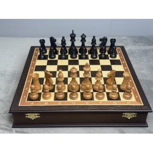 Шахматный ларец с утяжеленными  фигурами